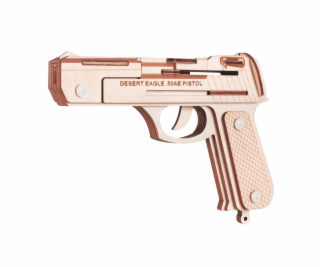 Woodcraft Dřevěné 3D puzzle Pistole Desert Eagle