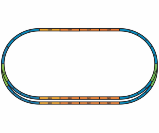 Piko Podloží pro sady kolejí A+E (základní ovál s paralel...