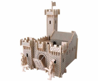 Woodcraft Dřevěné 3D puzzle hrad I