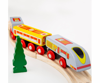 Bigjigs Rail Rychlík Eurostar + 3 koleje