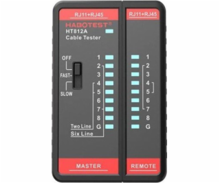 Tester sieťových káblov Habotest HT812A RJ45/RJ14/RJ12/RJ9