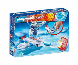 Icebot s odpalovačem Playmobil, Sport a akce, 7 dílků