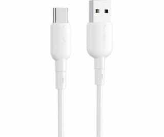 Kábel USB na USB-C VFAN Colorful X11, 3A, 1m (biely)