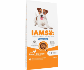 IAMS Vitality Adult Light in fat - suché krmivo pro psy s...