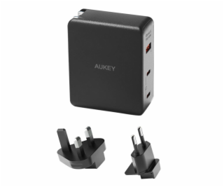 Nástenná nabíjačka Aukey PA-B7O, 1xUSB-A, 2xUSB-C, 140W G...