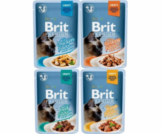 Brit Premium Cat Pouches Dinner Plate 400g (4x100g) kapsi...