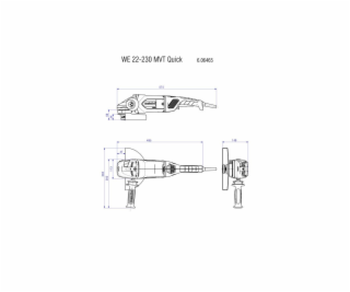 Metabo WE 22-230 MVT Úhlová bruska