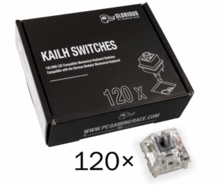 Glorious Kailh Speed Silver Switches, 120 ks