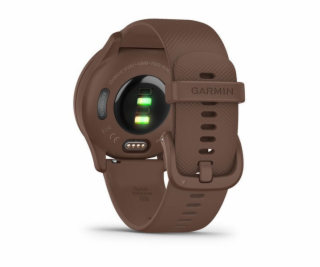 Garmin vívomove Sport Peach Gold/Cocoa, silikonový řemínek