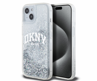 DKNY tekuté trblietavé veľké logo – púzdro na iPhone 15/1...