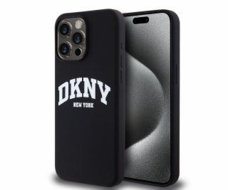 DKNY Tekuté silikónové DKNY biele tlačené logo MagSafe - ...