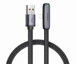 Mcdodo CA-2790 USB na bleskový angle cable, 1.2m (black)