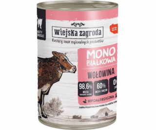 WIEJSKA ZAGRODA Monoproteín Beef - mokré krmivo pre mačky...