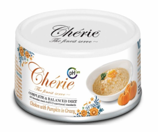 CHERIE Chicken with pumpkin - mokré krmivo pre mačky - 80g