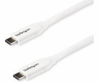 StarTech USB-C - USB-C kabel USB 2 m bílý (USB2C5C2MW)