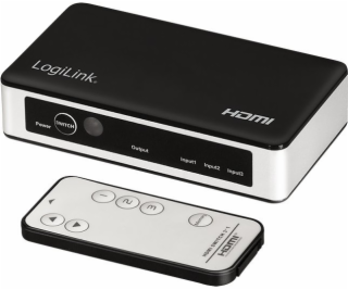 Přepínač LogiLink Přepínač LogiLink HDMI 3x1 port, 4K/60H...