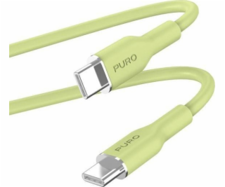 Puro USB-C – USB-C kabel USB-C 1,5 m žlutý (PUR673)