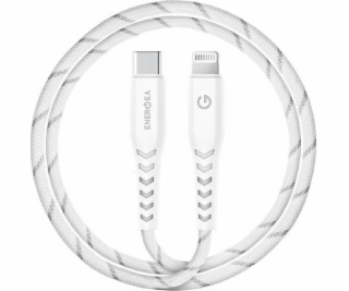 Energea USB-C – Lightning USB kabel 1,5 m bílý (CBL-NFCL-...