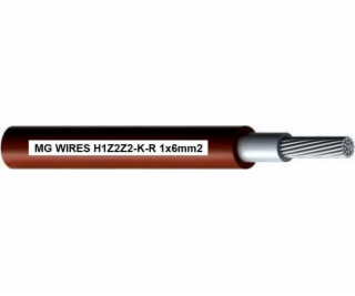 Fotovoltaický kabel // MG Wires // 1x6mm2 0,6/1kV červený...