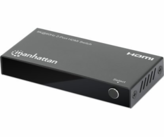 Manhattan  8K@60Hz 2portový HDMI-Switch 48G IR-Fernbedíenung