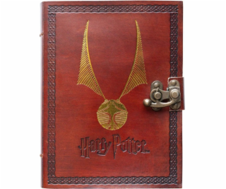 Harry Potter  - Kožený zápisník 13,5x18 cm (hnědý)