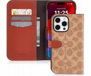 Coach  Folio Signature C Case – 2 v 1 iPhone 15 Pro Max F...