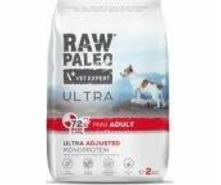 RAW PALEO Ultra Mini Adult Beef - suché krmivo pro psy - ...