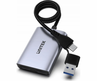 Unitek AV adaptér Unitek USB/C/A na 2x HDMI MST FullHD ad...