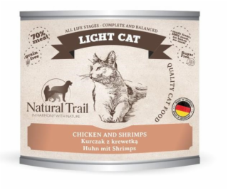 NATURAL TRAIL Cat  Light Chicken, Shrimps 200g