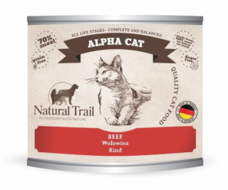 NATURAL TRAIL Cat  Alpha Beef puszka 200g