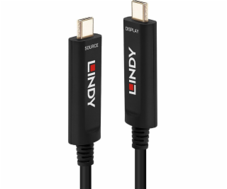 Kabel Lindy Hybridní video kabel Lindy Fiber Optic USB Ty...