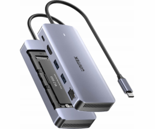 UNITEK ACTIVE HUB 6-IN-1 USB-C, M.2 SSD ENCLOSURE