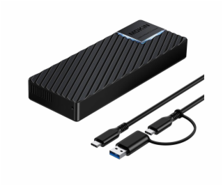 SSD Enclosure MOKiN USB4 40Gbps M.2 NVMe (black)