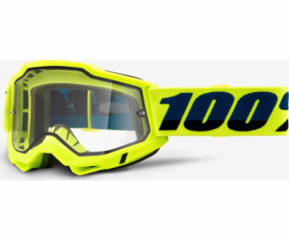 100% Gogle 100% ACCURI 2 ENDURO MOTO YELLOW (Szyba Przezr...