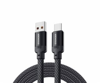 USB to USB-C cable, Essager, EXCT-YS01-P, 100W, 1m (black)