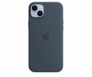 iPhone 14+ Silicone Case with MS - Storm Blue