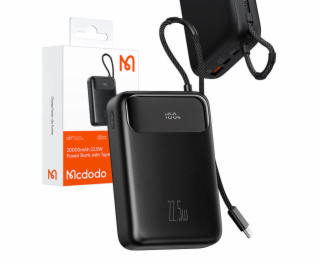 Mcdodo MC-3720 20000mAh power bank, USB-C, USB-A, USB-C c...