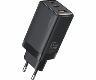 Usams  CC180 65W PD QC USB A+C+C nabíječka