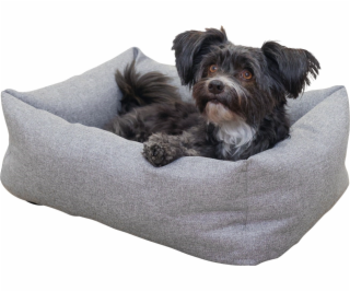 KERBL Ely Pet Bed - Grey-Turquoise - 60 x 45 x 23 cm