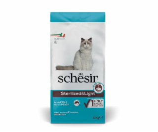 SCHESIR Adult Sterilized & Light Rich in fish - suché krm...