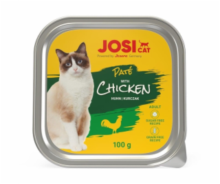 Mokré krmivo pro kočky JosiCat, kuře, 0,1 kg