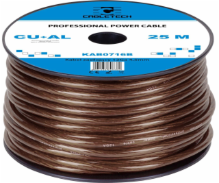 Cabletech Kabel do auta 12Ga OD4,5mm CU+AL 25m