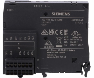 Siemens Block AS-I A/B slave 4 vstupy a 3 výstupy černé v...