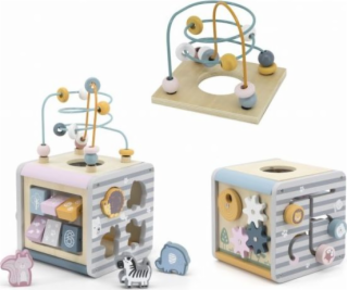 Dřevěné herní centrum Viga Toys Polar B Activity Box 5v1