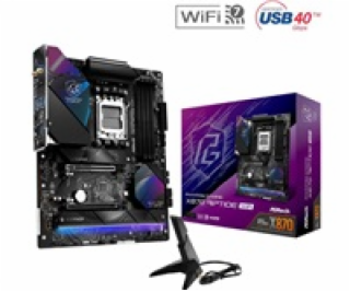 ASRock MB Sc AM5 X870 RIPTIDE WIFI, AMD X870, 4xDDR5, 1xH...