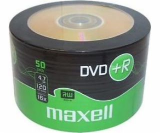 Maxell DVD+R 4.7GB 16x Spindle 50pk 4,7 GB 50 kusů