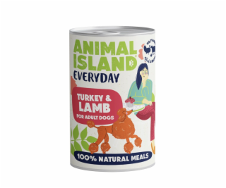 ANIMAL ISLAND Everyday Turkey and lamb - vlhké krmivo pro...