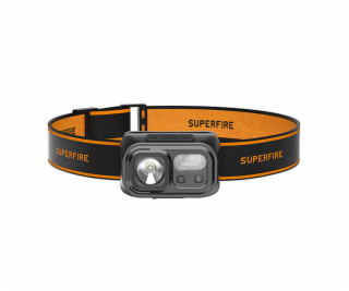 Superfire HL23-S headlamp flashlight, 350lm, USB-C