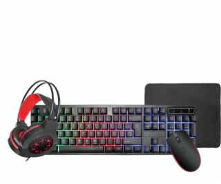 VARR GAMING SET 4V1 / GAMING SET 02 MYŠ NÁHLAVNÍ SOUPRAVA...