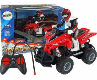 Lean Sport Import LEANToys Quad Dálkově ovládaný červený ...